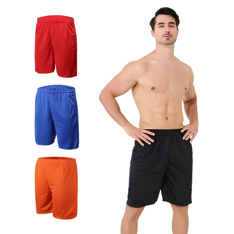 Boardshorts Quick Dry para homens, calças esportivas simples, shorts de futebol para crianças, shorts de corrida casual, entrega rápida