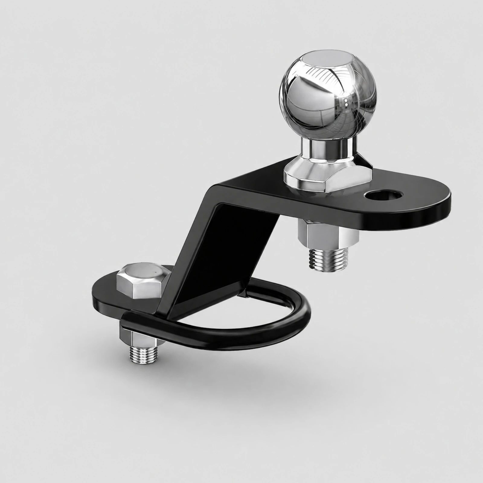 Trailer Hitch Connector Heavy-Duty Hitch with Tow Ball Corrosion-Resistant Rugged for Farm, Workshop