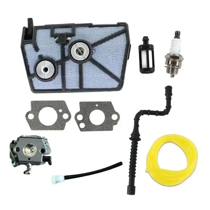 Hot Sale-Walbro WT-16B Chainsaw Carburetor Kits With Air Filter Fuel Line Filler 11181200601 For Stihl 028 028AV 028WB 028Q 028W