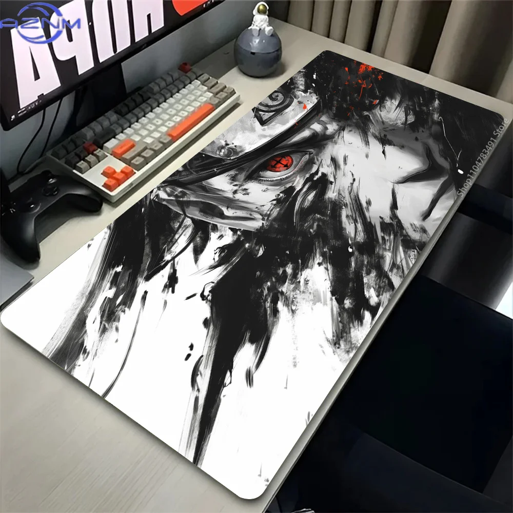 Large Mouse Pad Pc Speed For e-sports Players Laptop Computer Keyboard Desk Mat Mousepad Uchiha Itachi Madara N-Naruto Uzumaki