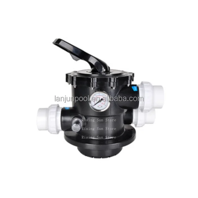 New white 6-way multi-way valve sand filter control valve