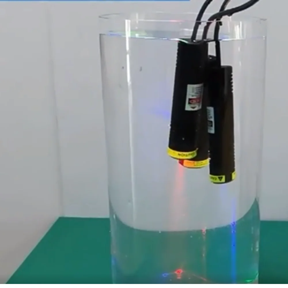 488nm 60mw Blue Dot/Line/Cross IP67 Waterproof Laser Industrial Laser