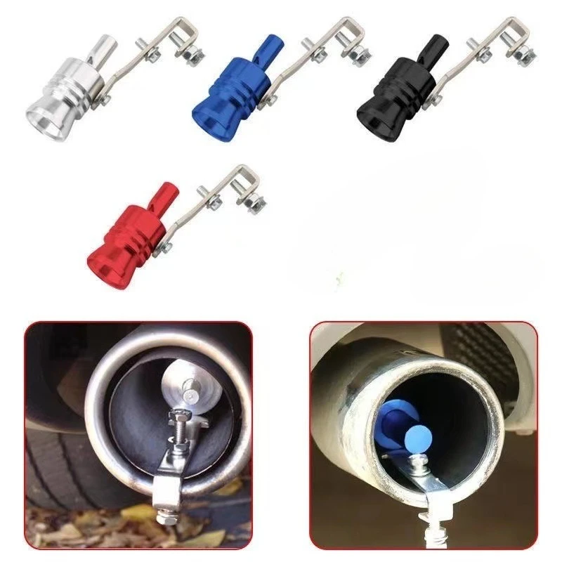 Silbato de sonido Turbo Universal para coche, silenciador Turbo, simulador de sonido, dispositivo de reacondicionamiento de vehículo, tubo de escape, silbatos de voz Turbo, 1 ud.