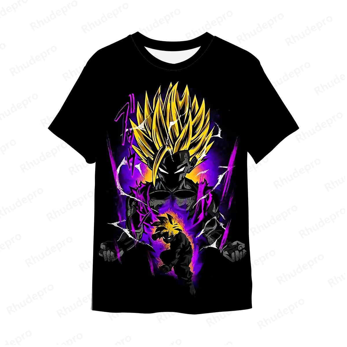 

Dragon Ball Anime Men Clothing Men T-Shirt Fashion Tops New Harajuku Style Shirts Super Saiya Goku Trend Boy Girl Children Tees