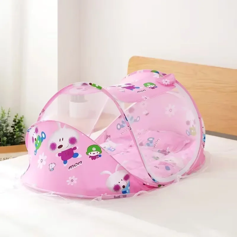 novo-berco-portatil-respiravel-dobravel-conjunto-de-cama-cuidados-para-recem-nascidos-com-mosquiteiro-cesta-travesseiro-algodao-berco-dormir-cama-ninho-do-bebe