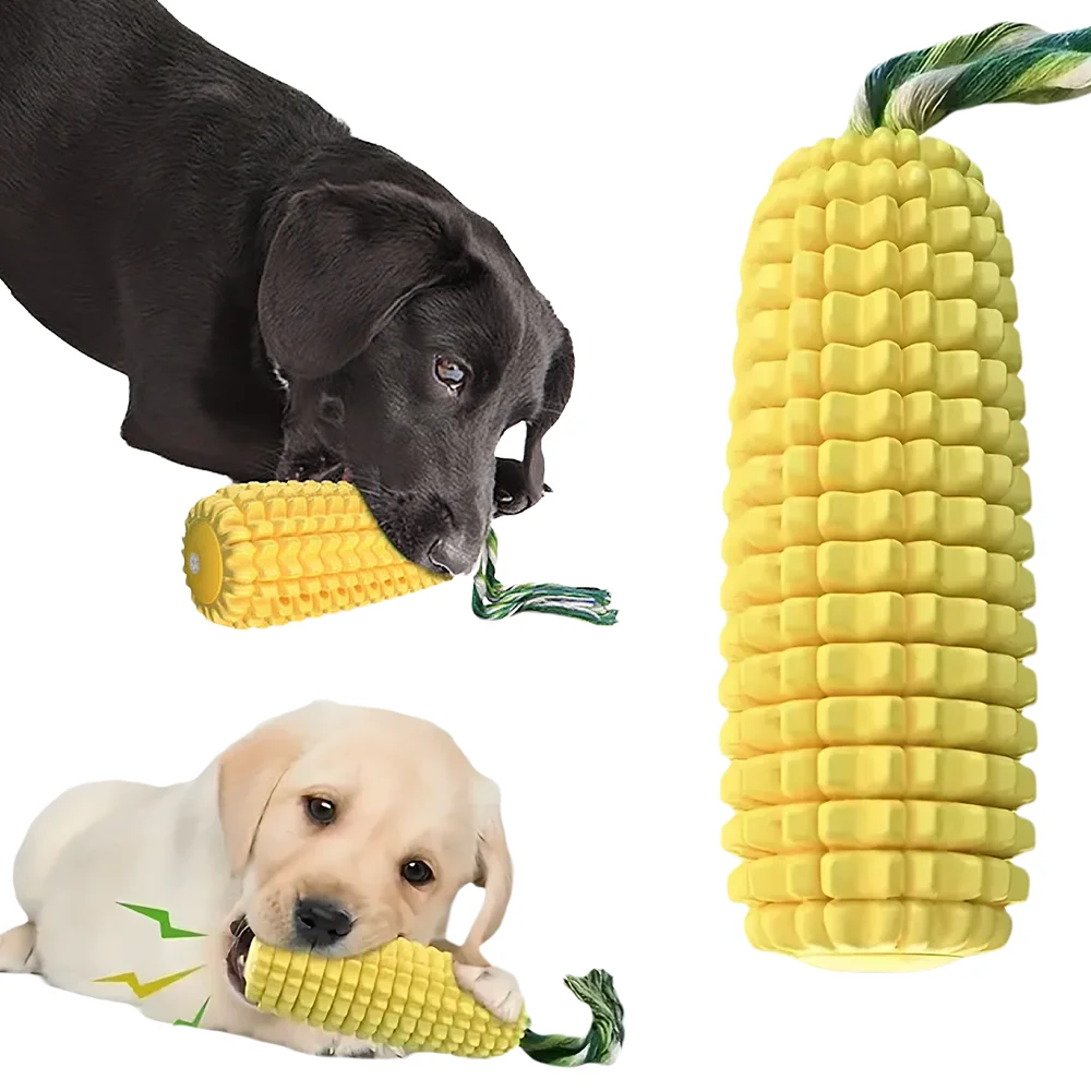 Corn Dog Stick - Игрушка для животных: пищащая жевательная палочка