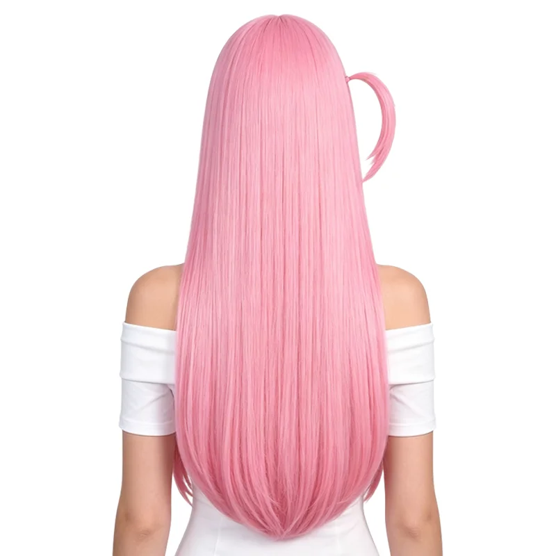 Anime Hitori Gotoh‌ Cosplay Wigs 32 Inch Long Straight Pink Heat Resistant Synthetic Hair For Women Halloween Comic Con Party