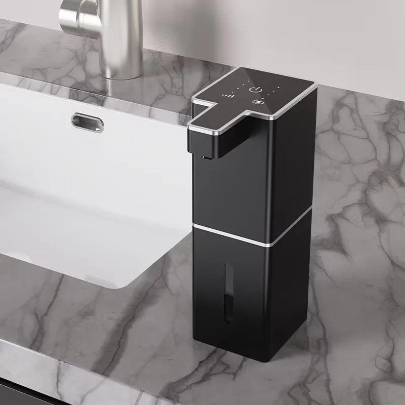 Portable Stand Single Mode 420ml Capacitive Sensor USB Automatic Soap Dispenser