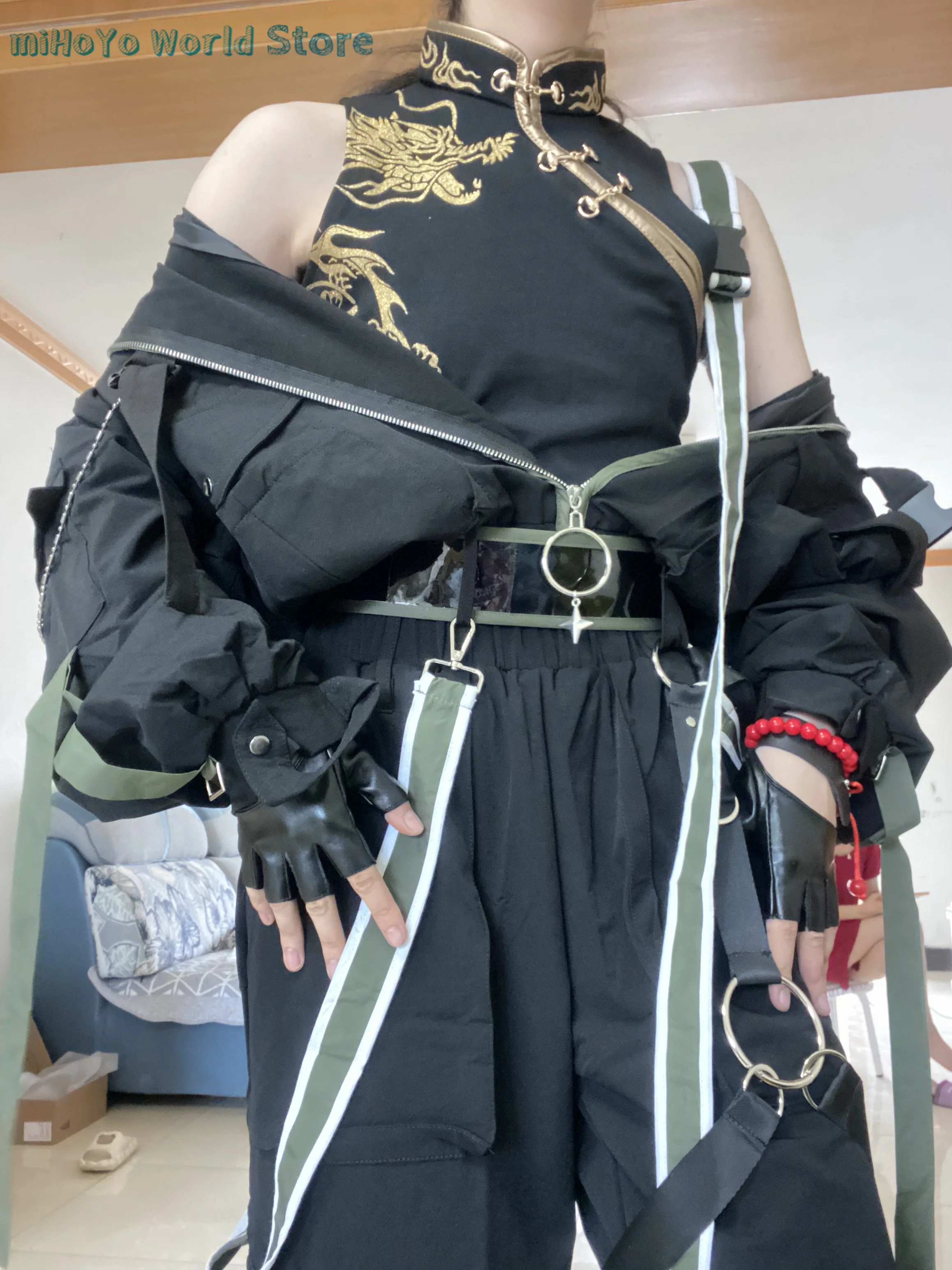 W magazynie złudzenie Genshin Impact Xiao Doujin Cosplay z grą Genshin Impact Xiao kostium czarny garnitur komiks Con przyjęcie prezenty urodzinowe