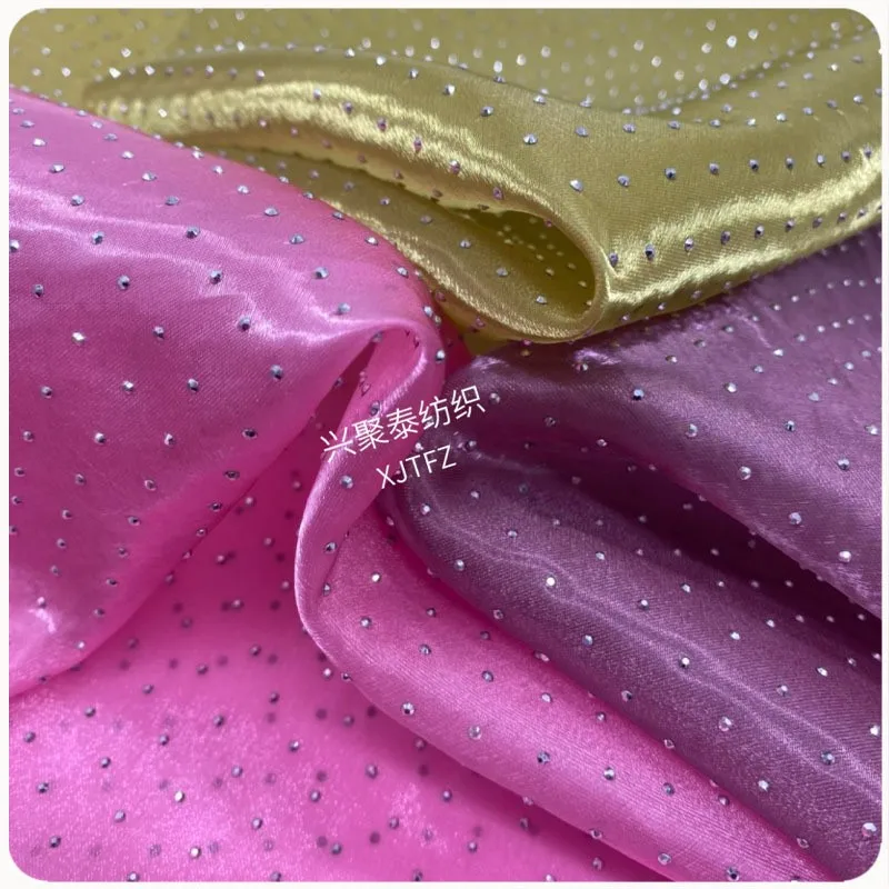 

Glossy and smooth gauze embossed dress fabric multi-color ancient-style Hanfu performance
