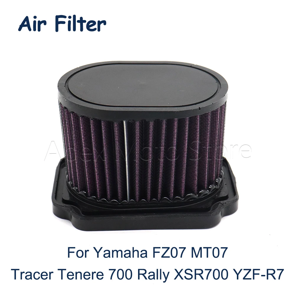 

For Yamaha FZ-07 MT-07 YZF-R7 XSR700 Tenere 700 Rally Tracer700 Tracer7 GT Motorcycle High Flow Air Intake Filter Element