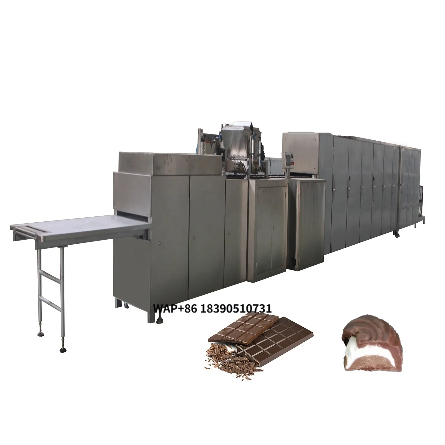 Máquina para Hacer Chocolate Q111-510/Máquina Automática para Moldear Chocolate en un Solo Paso/Rellenadora de Chocolate