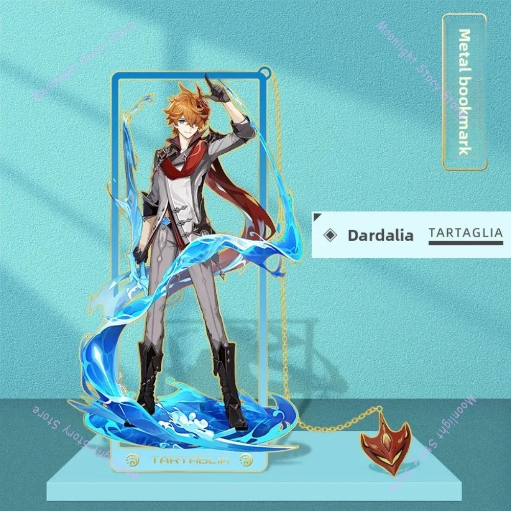 Genshin Impact Anime Accessories Ornaments Zhongli Yae God Son Thunder God Ke Qing Butterfly Metal Bookmark Book Decoration