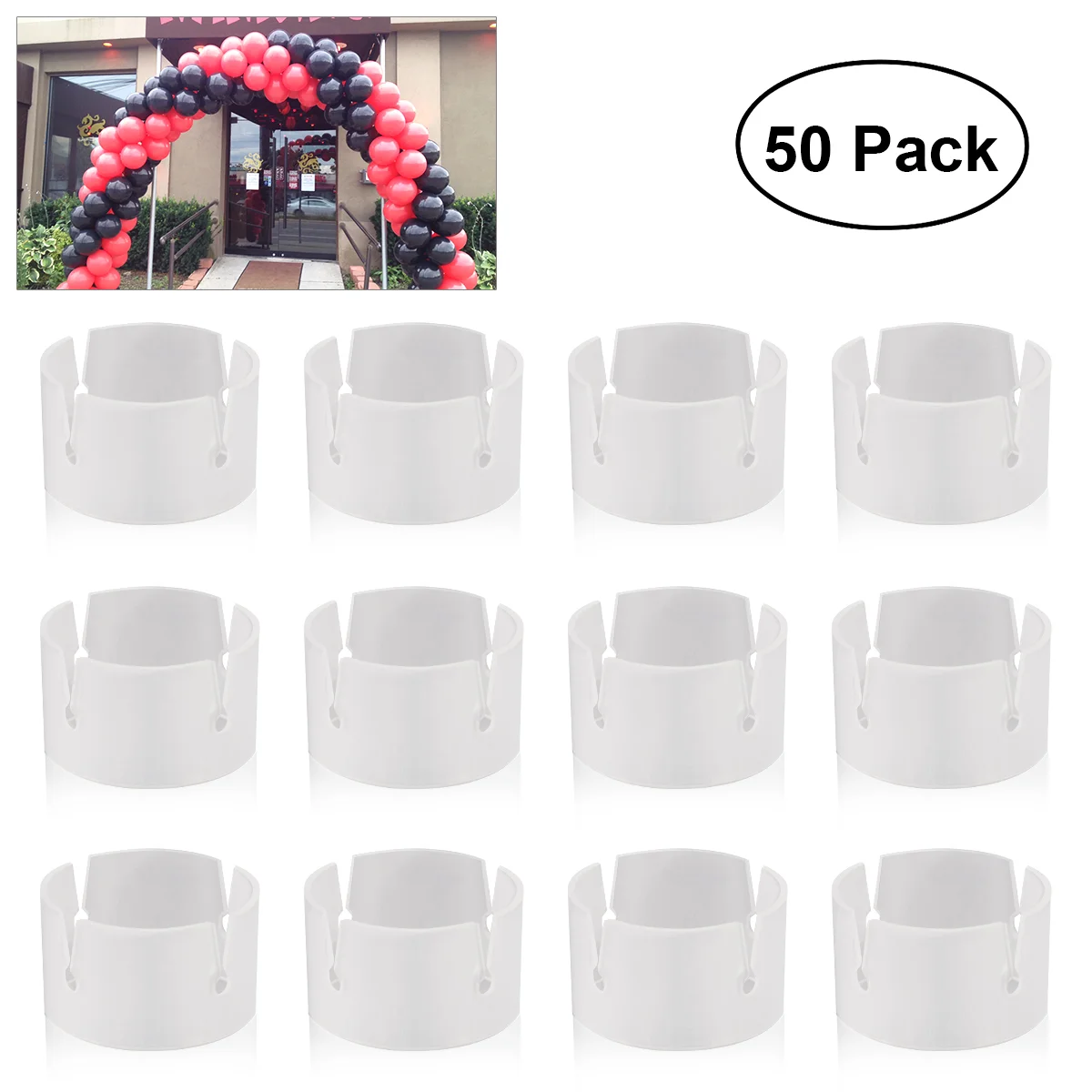 

Balloon Craft Supplies Arch Connector Clip Accessory Pole Rings Buckle Stand Accessories