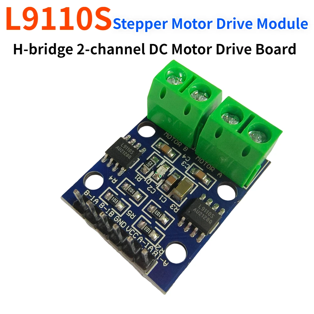 1PC L9110S H-bridge 2-channel DC Motor Drive Board Stepper Motor Dual Driver Controller Board Module L9110S L9110 for Arduino