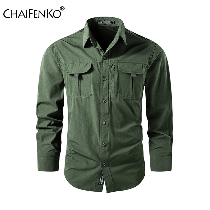 

Мужская универсальная рубашка для весны и осени: новая, повседневная, однотонная, с длинными рукавами, простая, удобная, дышащая