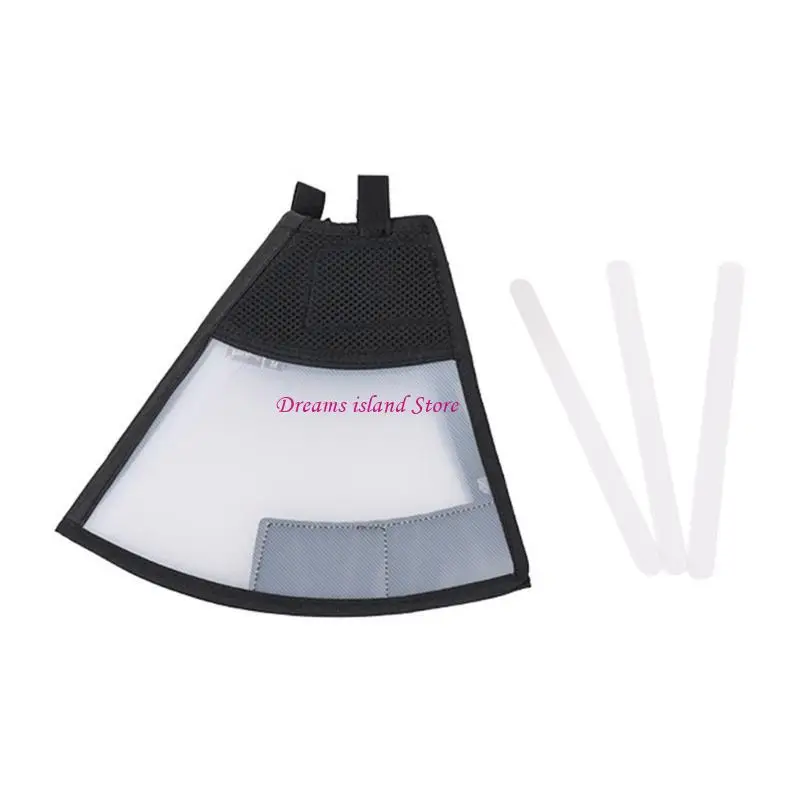 طوق مخروط القطط مريح لاستعادة ما بعد الجراحة وحماية الجرح HX6C