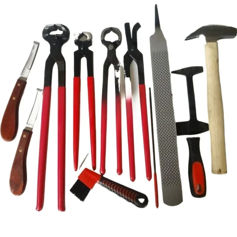 Horseshoe knife, hoof trimming, tool, horseshoe file, hoof clippers, nail clippers