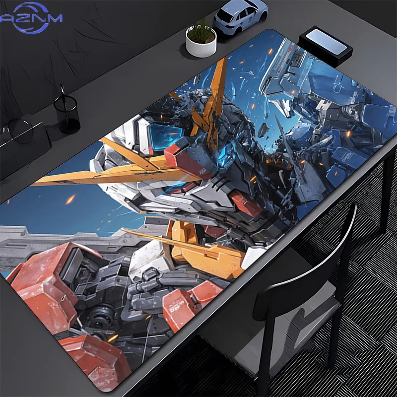 Hot Mouse Pad Speed For E-sports Players Laptop Keyboard Pad M-mechanical Warrior G-gundam Mech style Mousepad Office Desk Mat