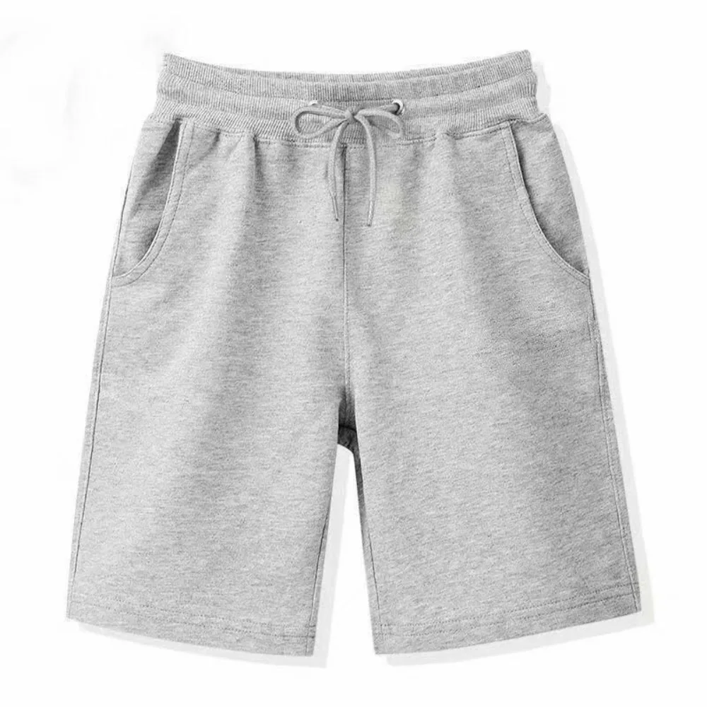 [100% cotton] Sports shorts boys and girls loose shorts summer new shorts outside casual pants