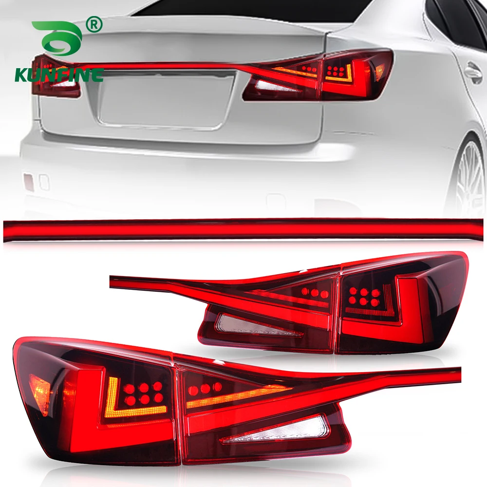 

Pair Of LED Car Tail Light Assembly For LEXUS IS250 IS300 IS350 ISF 2006-2012 Brake Signal light Car led Tail light Tuning Parts