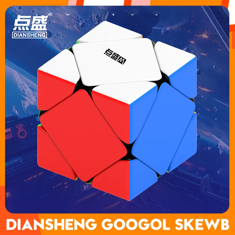 [CubeFun] Diansheng Googol Skewb 9 سنتيمتر المكعب السحري المغناطيسي حجم كبير بدون ملصقات المهنية لغز لعب للأطفال هدايا