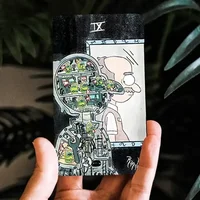Mystery Tarot cards A 78 Deck Gravity Falls Inspired 78 Card Deck English version Witchy Beginner Tarot Board games 5