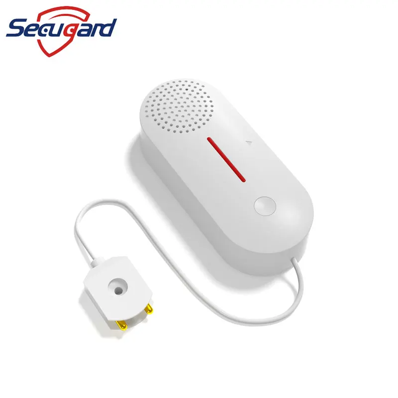 WiFi Water Leak Sensor Tuya Leakage Detector Flood Alert Overflow Detect Smart Life APP Home Security Alarm Support Timing