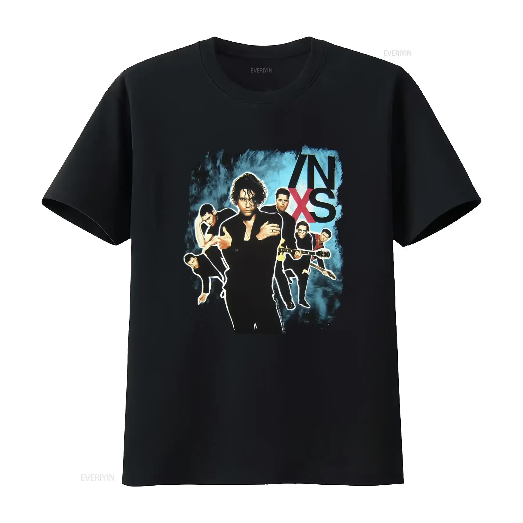 1987 Vintage INXS Kick Tour Concert T Shirt 90s Style Retro Band vintage Washed Breathable designer clothes fashion