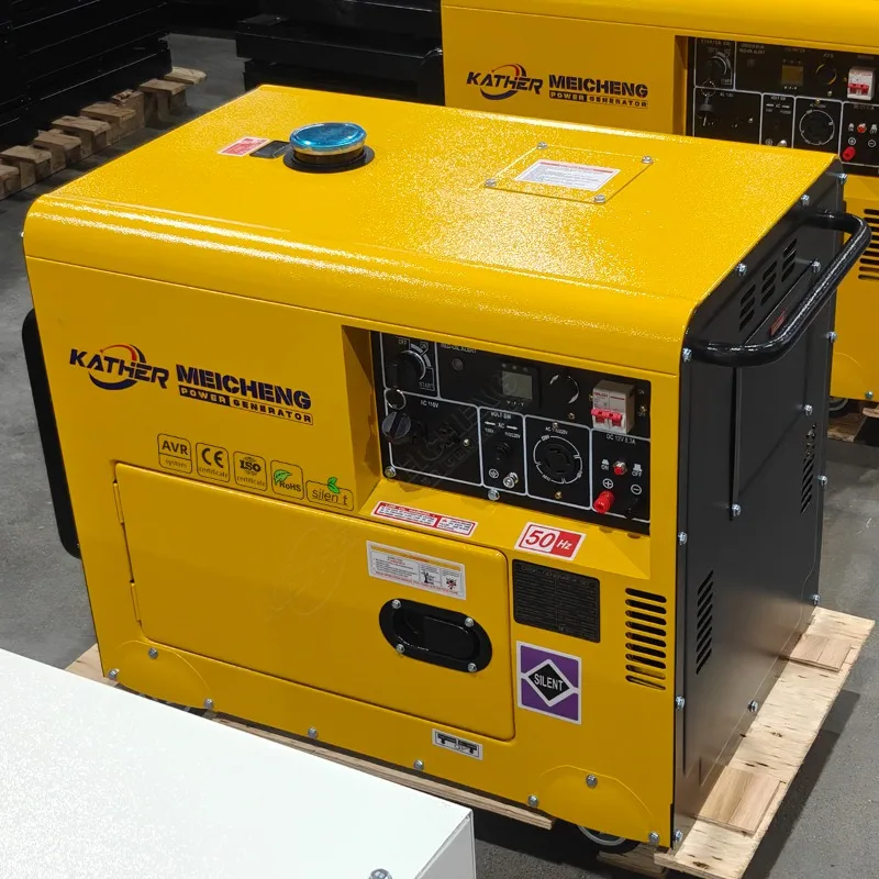 

High Efficiency 3 Phase Diesel Generator 5kva 10kw Automatic Electric Starter Small Genset 20kw 5kw Generador Electrico Portatil