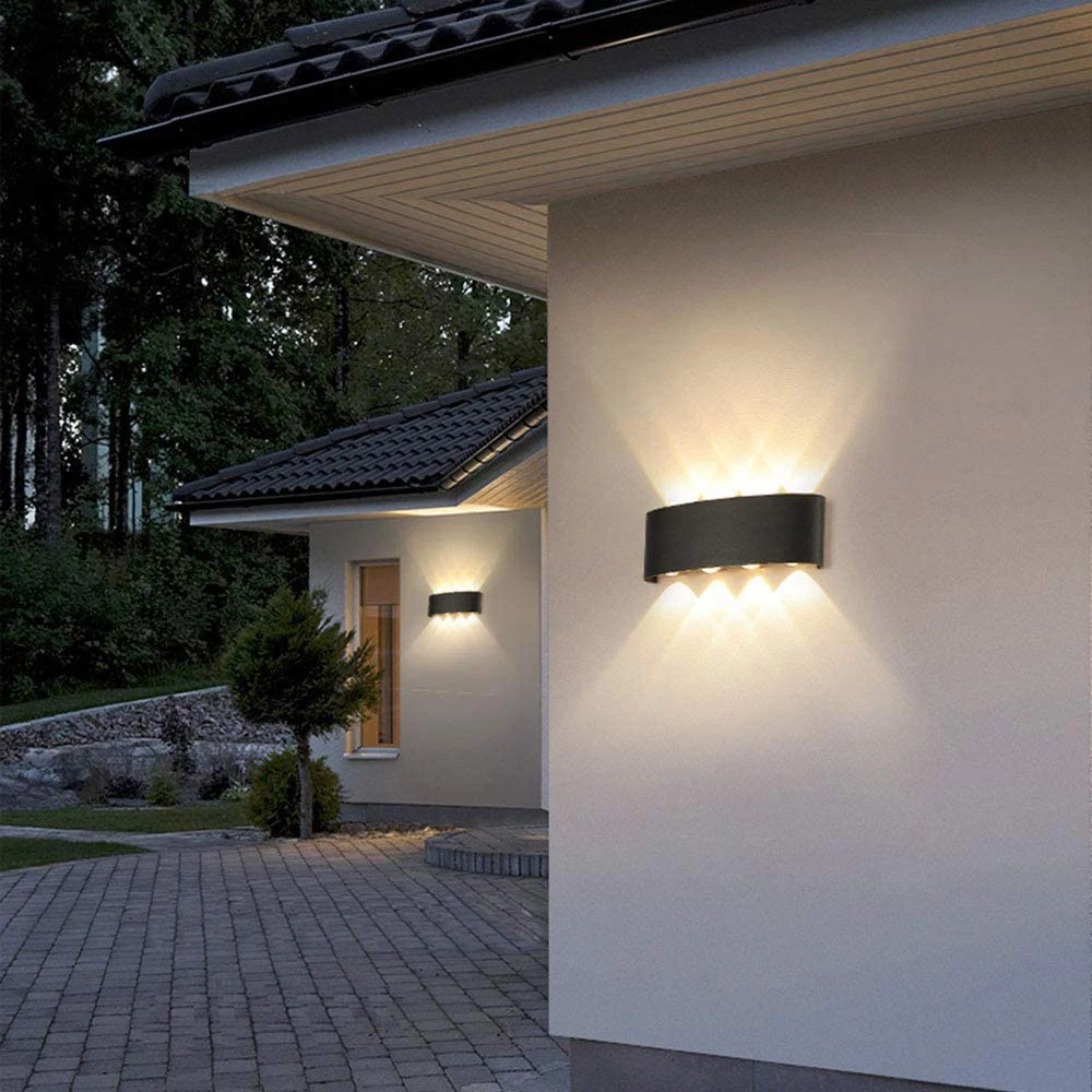 2W 4W 6W 8W 10W 12W LED Wall Light Outdoor Waterproof Modern Nordic style Indoor Wall Lamps Living Room Porch Garden Lamp