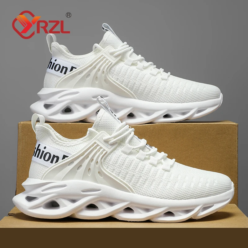 أحذية رياضية للرجال من YRZL، أحذية رياضية خفيفة الوزن ومريحة، نعل ناعم غير قابل للانزلاق، أحذية رياضية كاجوال للرجال #1