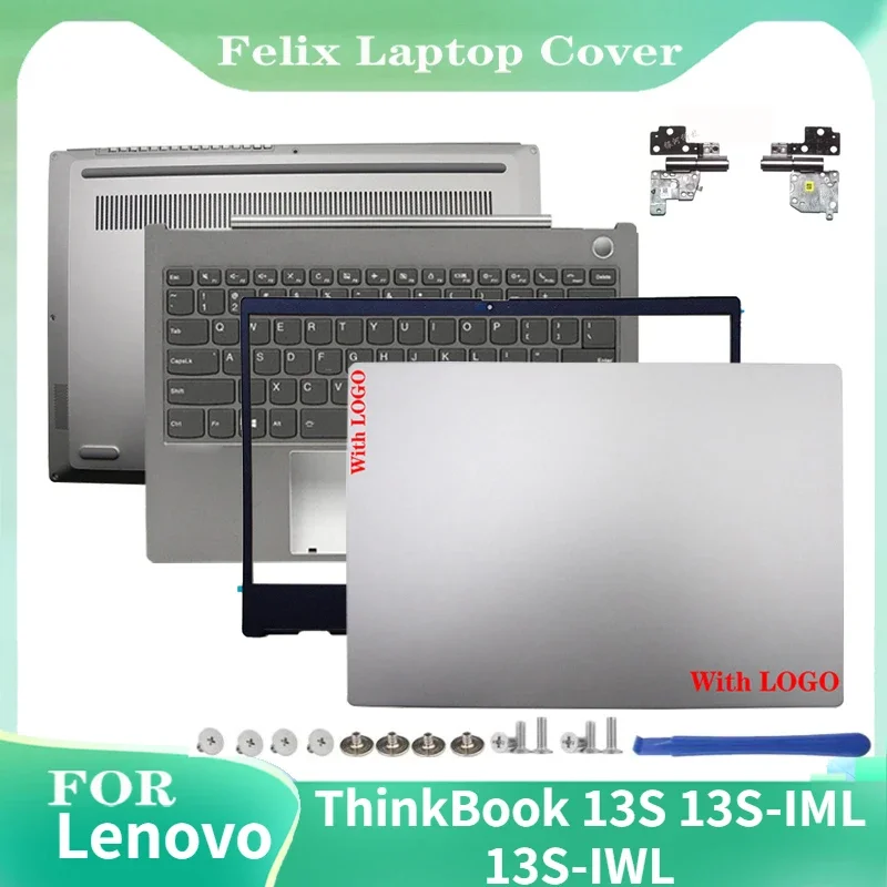 New For Lenovo ThinkBook 13s 13s-IML 13s-IWL 13.3In Laptops Case LCD Back Cover/Front Bezel/Palmrest Keyboard/Bottom Case Hinges