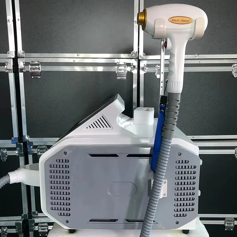 portable triple wavelength diode laser diodo 755nm 808nm 1064nm 3 waves permanent hair removal machine