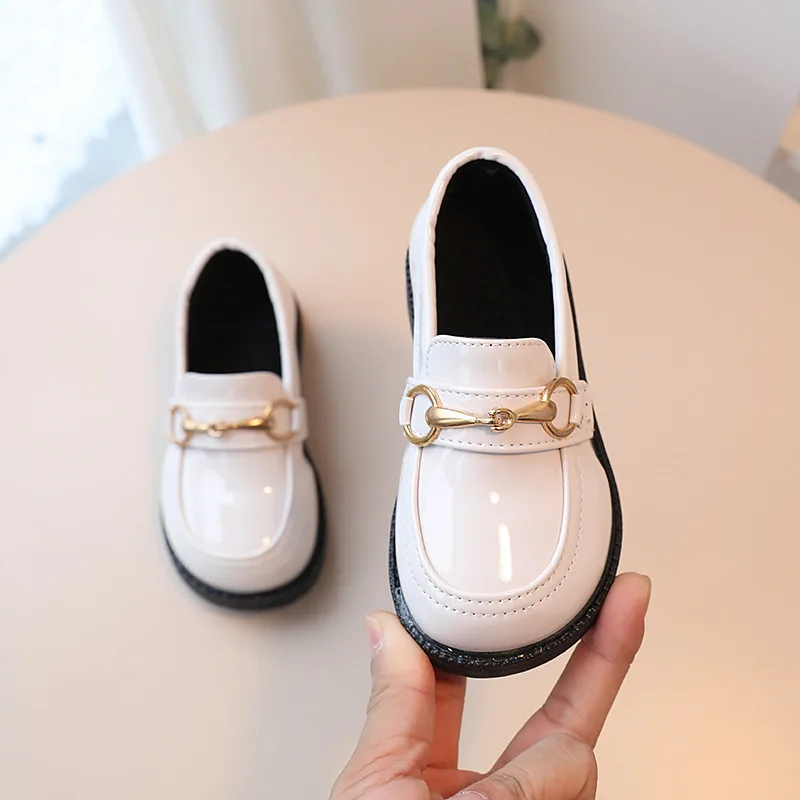 Girl Shoe Fashion Flats for Children Casual Kid Shoe Comfortable PU Leather Shoes Boys Girl Kid Candy Loafers Flat Boy Shoe여아 구두