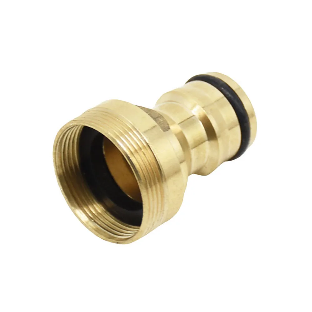 Garden Faucet Adapter M24 Threaded Brass Connector M22 Water Gun Tap Adapter Tooth Pitch 1 mm 1Pcs