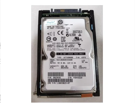 

For EMC 005050282 005050344 005050211 600G 10K SAS 2.5 inch