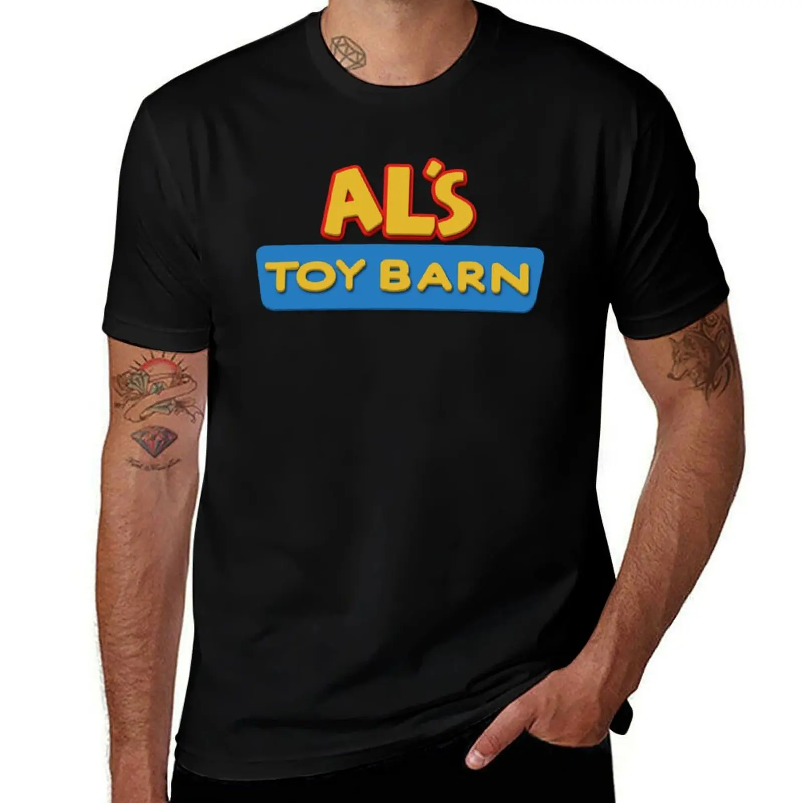 

Al_s Toy Barn T-Shirt t shirts for man cotton soft anime t shirts for man