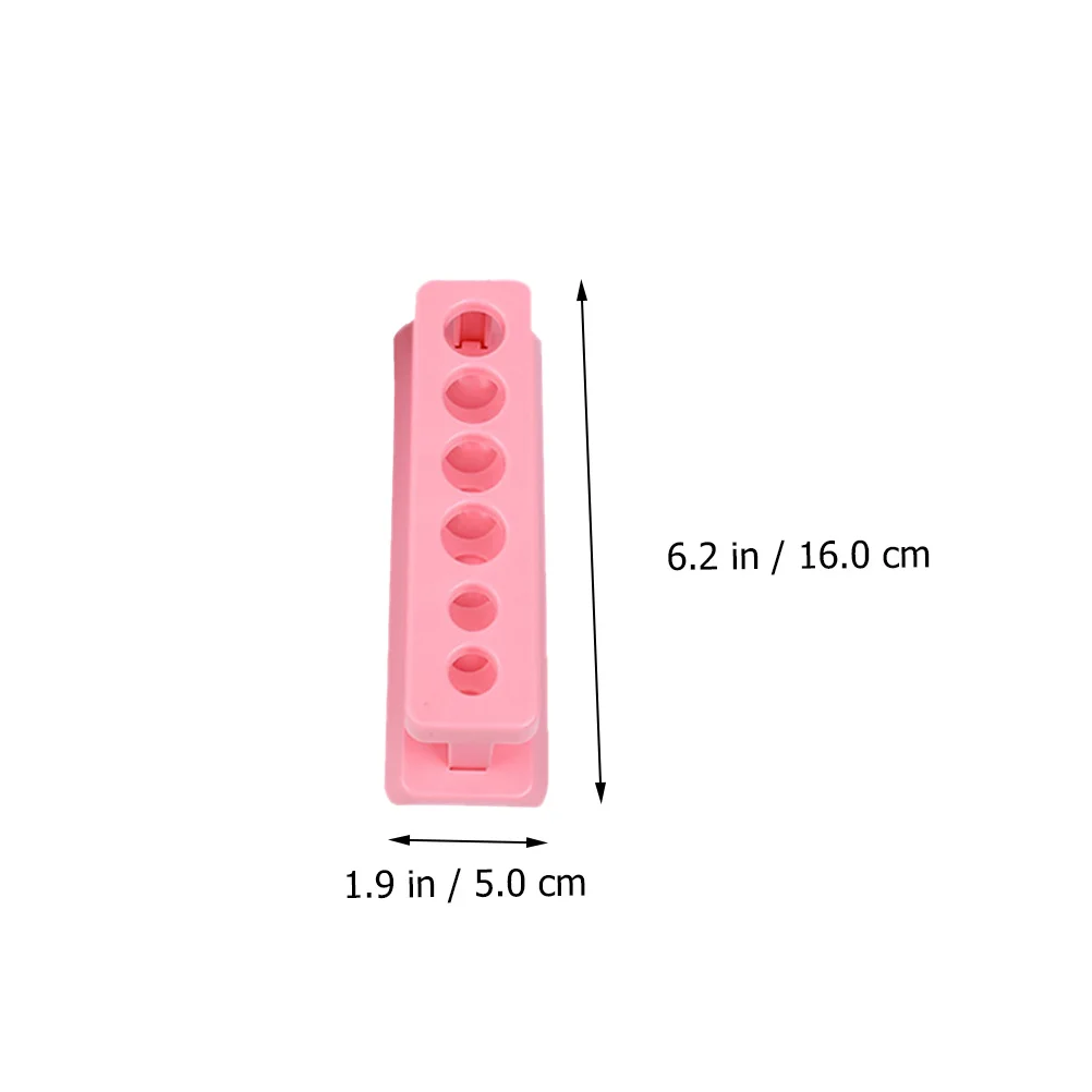 

5 Pcs Tube Rack Laboratory Shelf Test Tubes Bracket Plastic Storage Abs Organizer