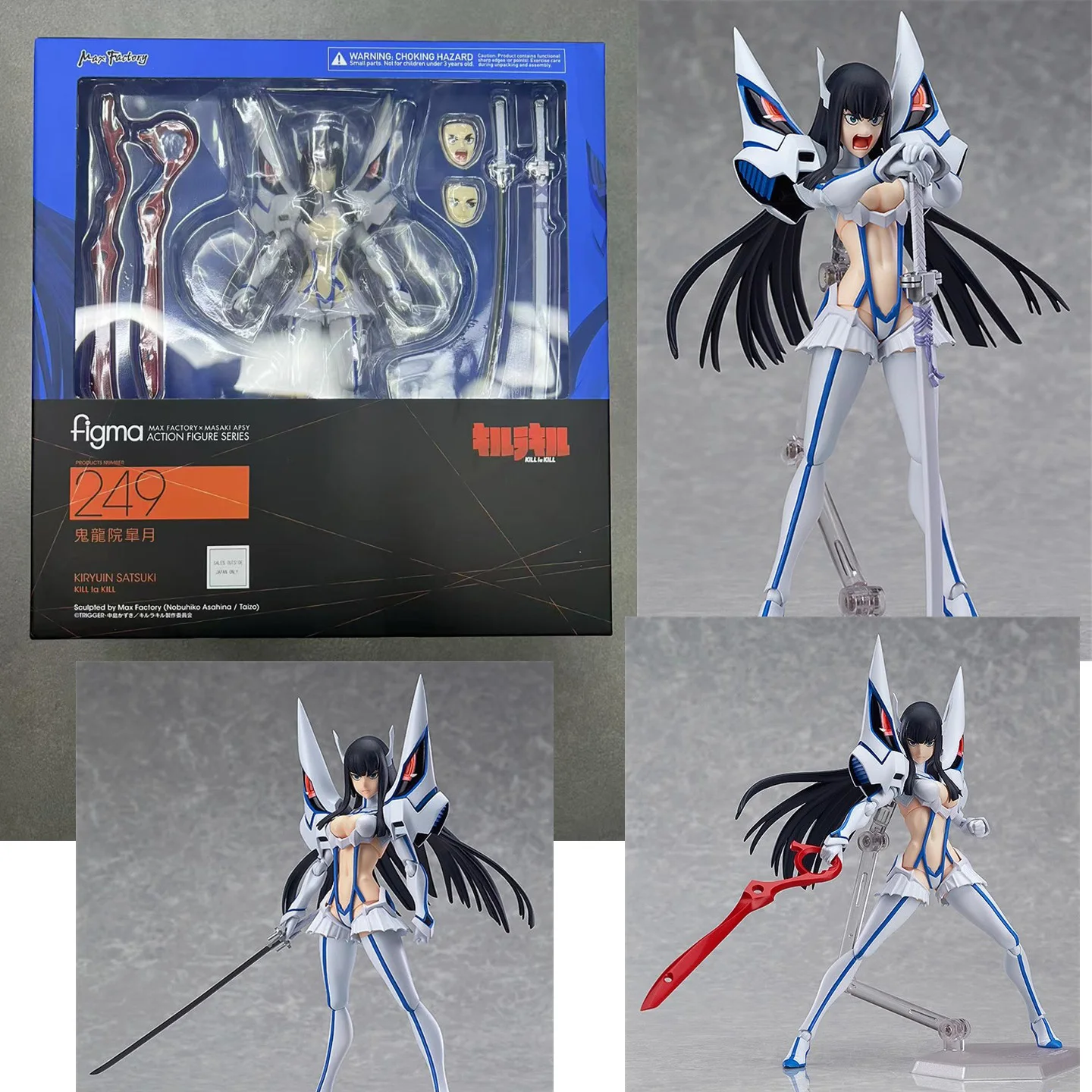 

Оригинальный новый ‌ MF MAX Factory Figma 249 Kill La Kill Satsuki Kiryuin Фигурка Коллекционная подарочная экшн-модель