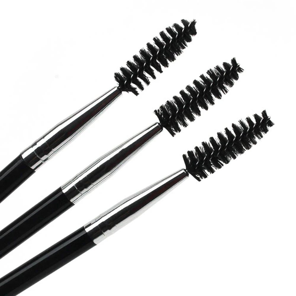 Brocha de maquillaje para cejas, delineador de ojos, rímel, doble cabezal, belleza, cejas, herramientas de maquillaje