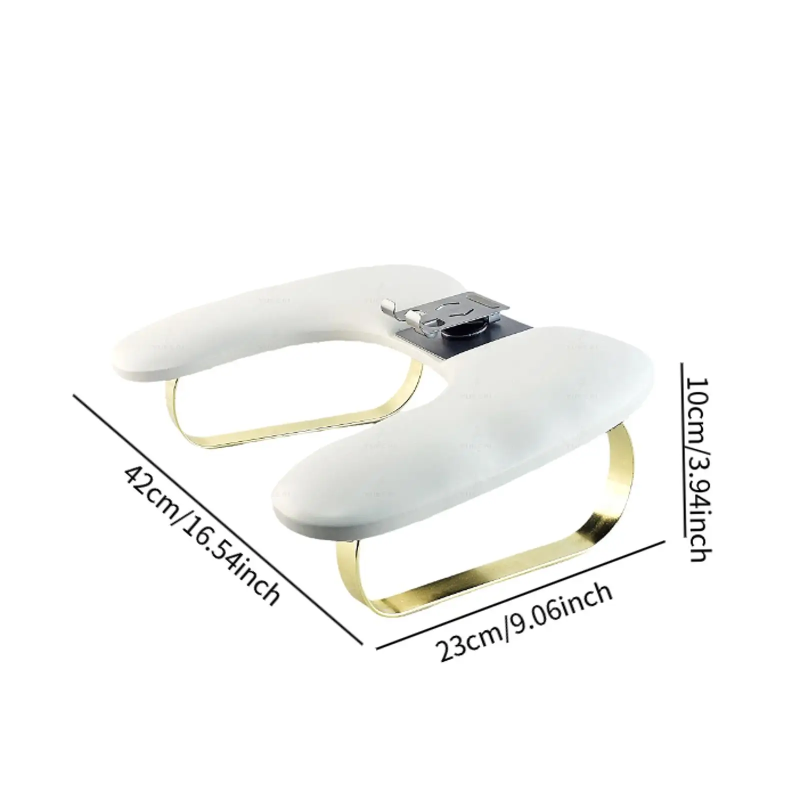 Descanso de mão para salão de beleza com suporte para telefone Ferramenta de manicure de couro PU para casa