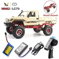 MN82SMN82 Toyota Rc 4x4 Rc CAR 2.4g 1/12 Full Size 3000 Mah Large Battery Remote Control CAR Off-road Remote Control Crawler CAR