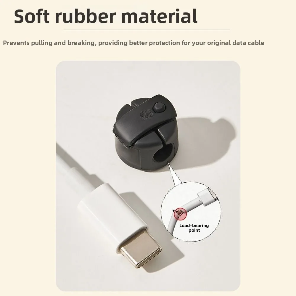 No Drilling Magnetic Magnetic Cable Organizer Self Adhesive ABS Adhesive Cord Holder Charging Cable Holder