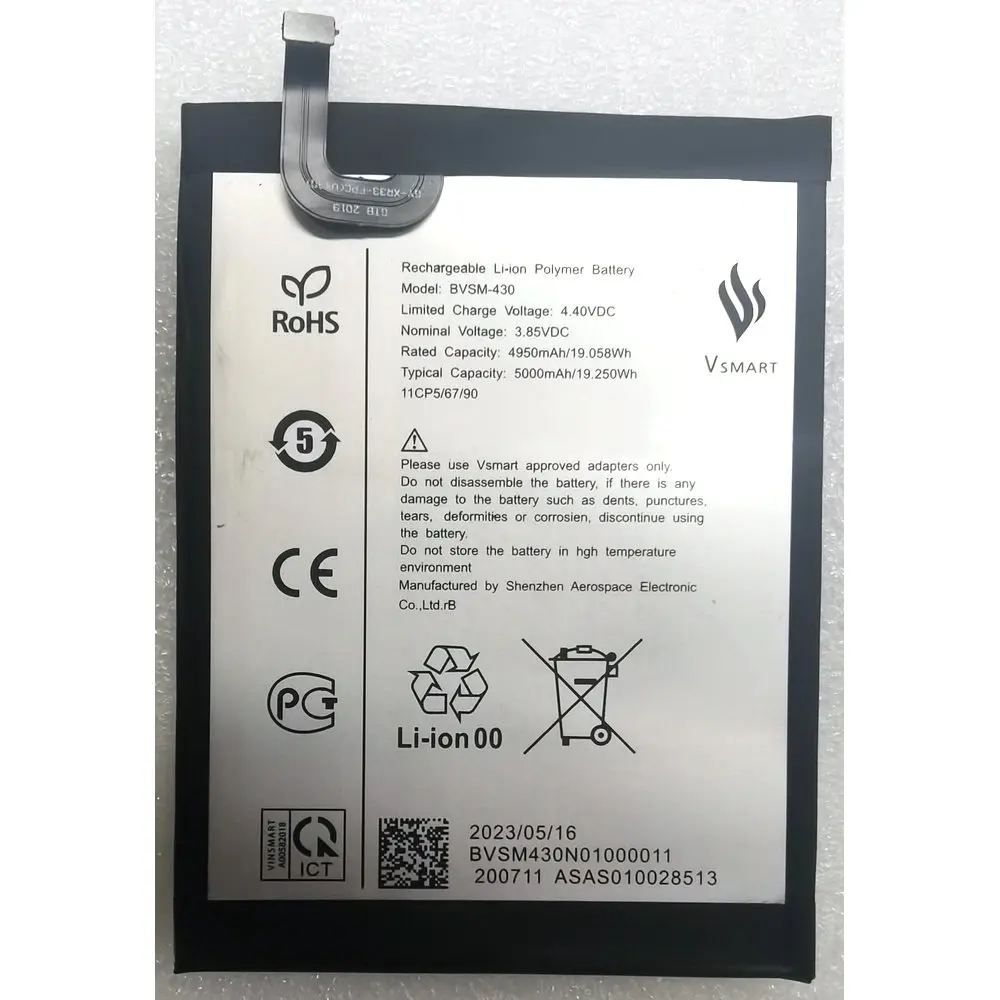 

New Original VSMART BVSM-430 Mobile Phone Replacement Battery