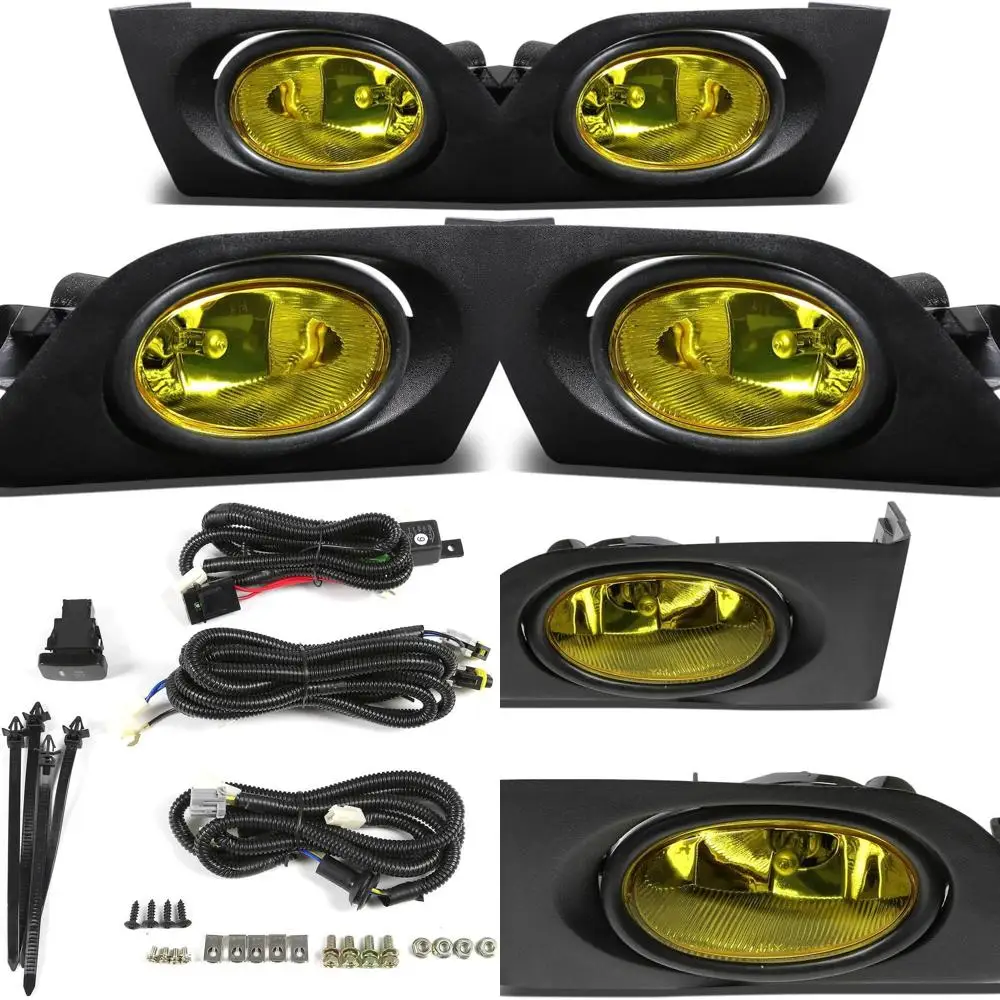 Fendinebbia migliorati per paraurti anteriore Honda Civic 2001-2003: lato conducente e passeggero