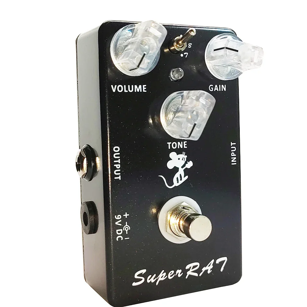 

Mosky Effects Classic Rat Distortion super RAT distortion Guitar Effect Pedal Hand-Made 3 Mode Boost Preamp- 3 In 1 Pedal Bass