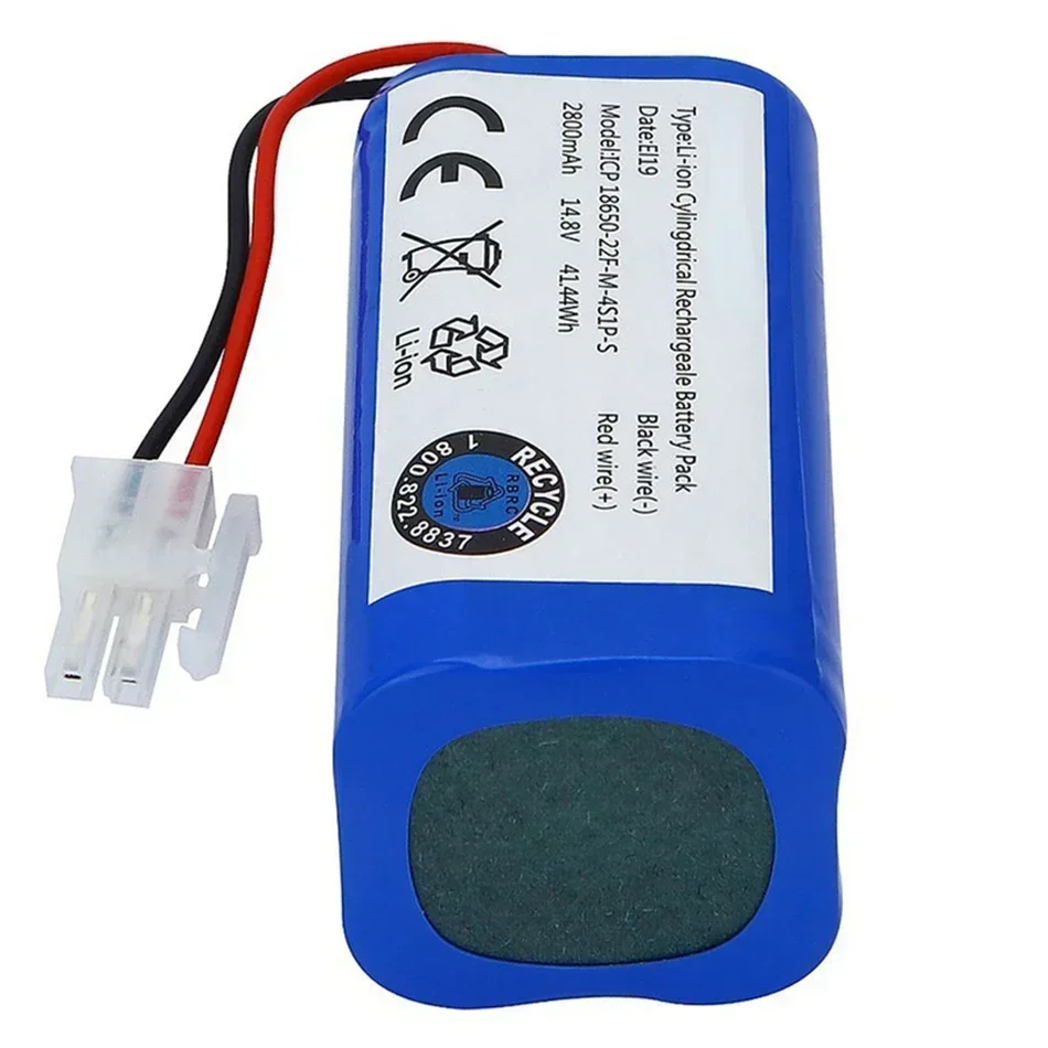 Original 14.8V 3500mAh Lithium Battery For ILIFE A4 A4s V7 A6 V7s Plus Robot Vacuum Cleaner ILife 4S1P real Capacity  18650.00