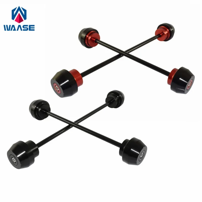 

WAASE For Aprilia RS660 RS 660 2021 2022 2023 2024 2025 Front & Rear Wheel 3D Fork Axle Slider Cap Crash Protector