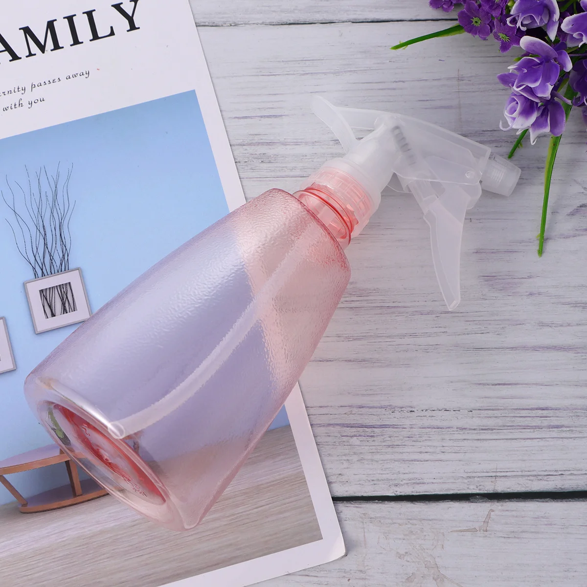 

500ml Disinfectant Spray Bottle Plastic Trigger Sprayer Large Refillable Plants Water Sprayer for Home Cleaning Gardening Use